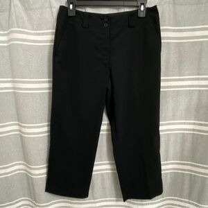 NIKE / Ladies Golf Tour Performance Black Dri Fit Capri Pants Size 4